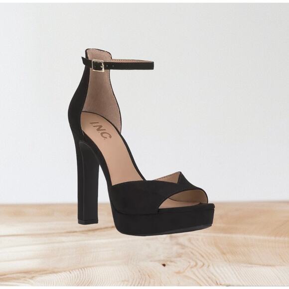 I.N.C. Women's Ninel Platform Sandals Black Size 6 - Picture 1 of 9